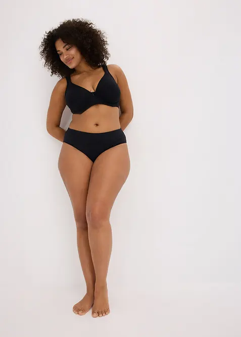 Zmenšovací, hladká podprsenka s kosticemi, s organickou bavlnou (2 ks v balení), bonprix