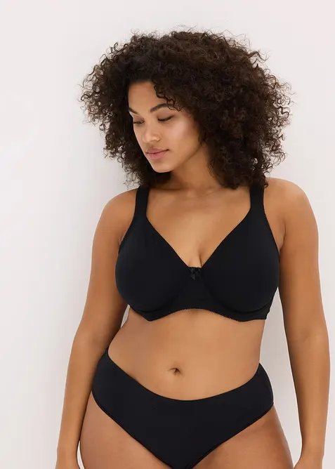 Zmenšovací, hladká podprsenka s kosticemi, s organickou bavlnou (2 ks v balení), bonprix