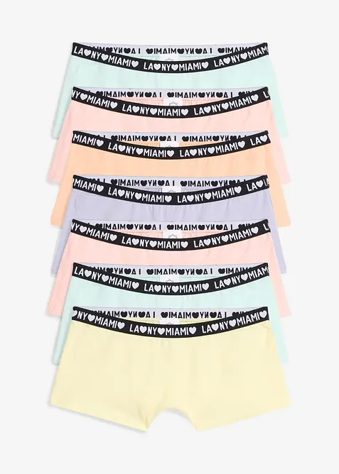 Boxerky s měkkou bavlnou (7 ks v balen&iacute;), bonprix