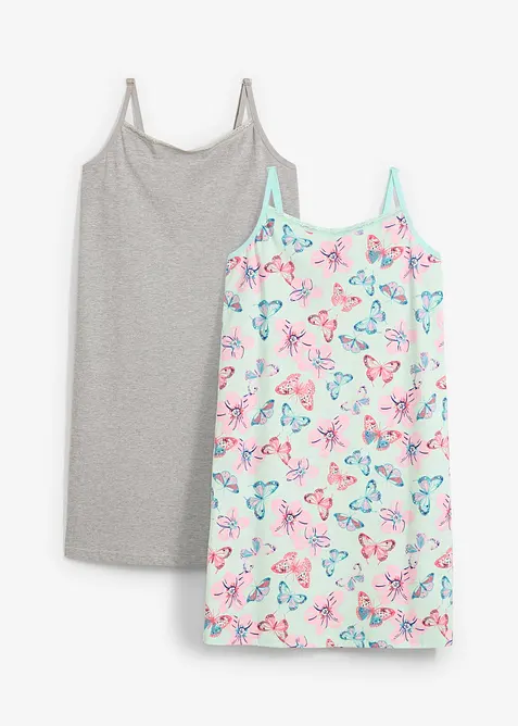 Noční košile s měkkou organickou bavlnou (2 ks v balení), bonprix