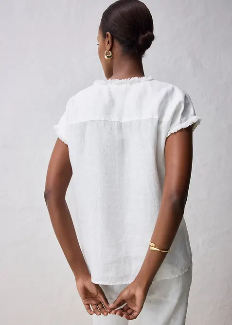 Tuniková halenka z čistého lnu, bonprix