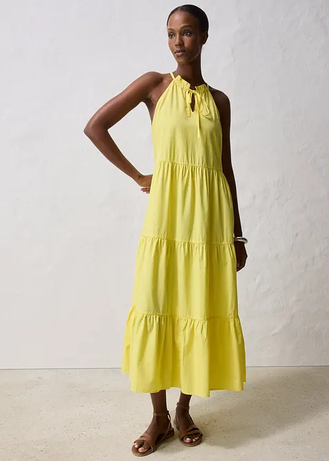 Šaty s podílem hedvábí, bonprix