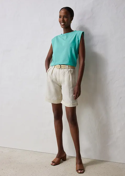 Tričko s podílem hedvábí, bonprix