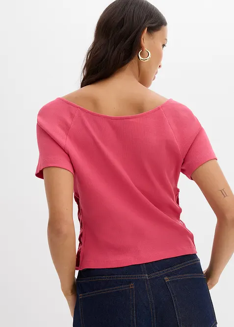 Přiléhavé tričko z čisté organické bavlny, bonprix