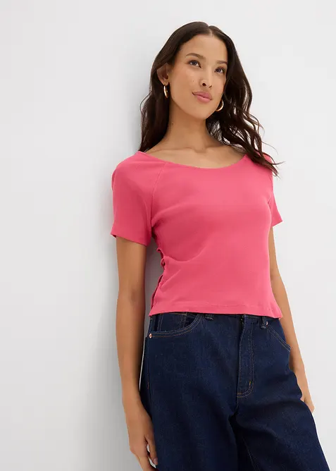 Přiléhavé tričko z čisté organické bavlny, bonprix