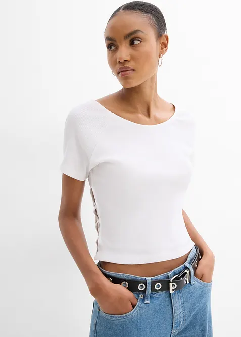 Přil&eacute;hav&eacute; tričko z čist&eacute; organick&eacute; bavlny, bonprix