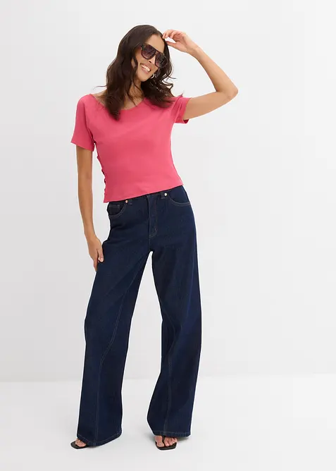 Přiléhavé tričko z čisté organické bavlny, bonprix