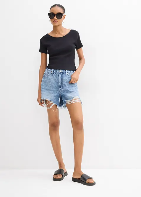 Přiléhavé tričko z čisté organické bavlny, bonprix