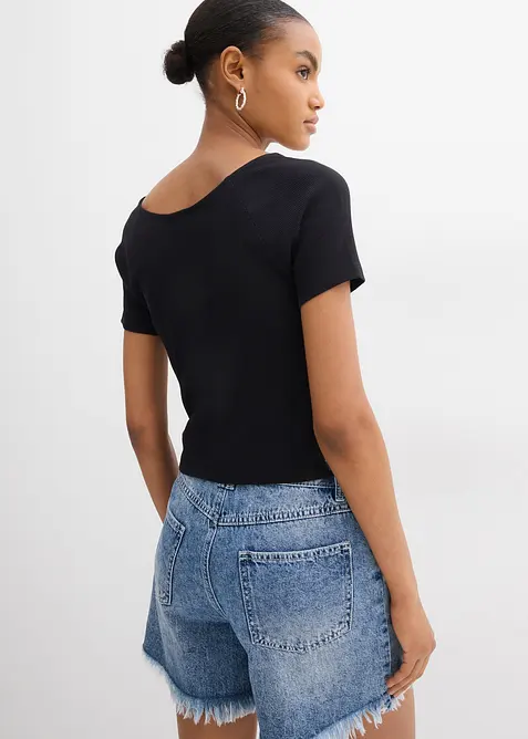 Přiléhavé tričko z čisté organické bavlny, bonprix