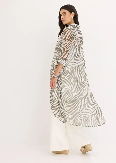 Dlouhá šifonová halenka, bonprix