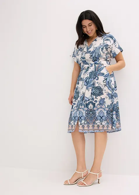 Šaty s vázačkou, bonprix