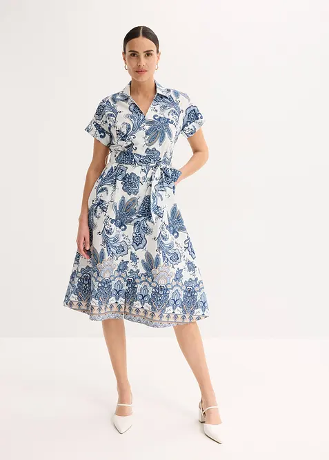 Šaty s vázačkou, bonprix