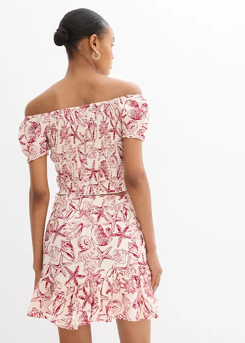 Halenka Carmen z čisté bavlny, bonprix