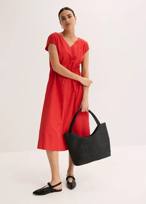 Šaty z bavlněného popelínu, bonprix