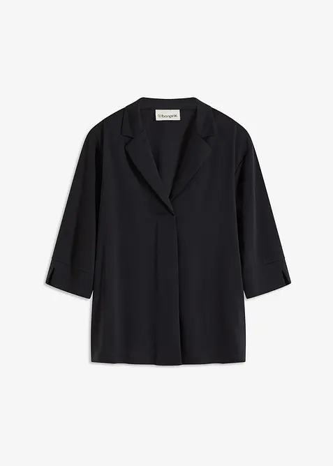 Tunikové triko ze splývavého viskózového piké, bonprix