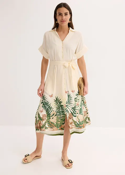 Ko&scaron;ilov&eacute; &scaron;aty s nati&scaron;těnou bordurou, bonprix