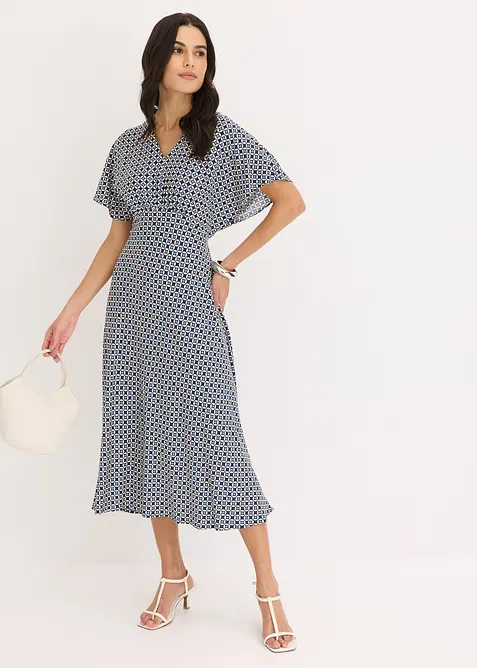 Šaty ze splývavé viskózy, bonprix