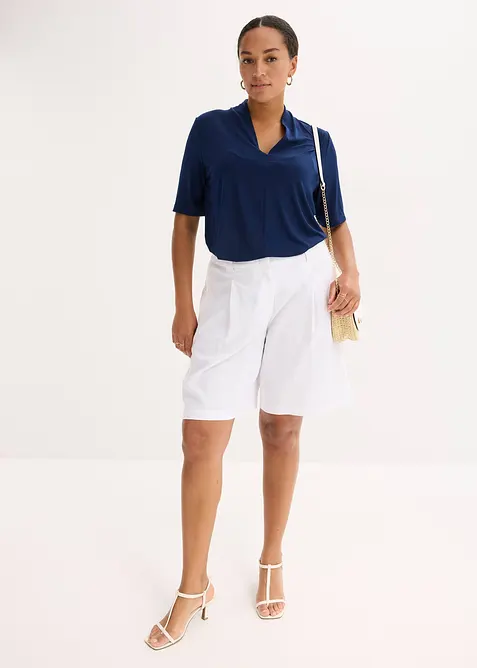 Triko s kalichovým límcem, bonprix