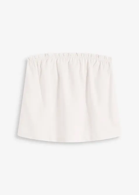 Halenkový top s podílem lnu, bonprix