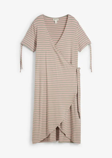 Zavinovací šaty ze splývavé směsi viskózy s elastanem, bonprix