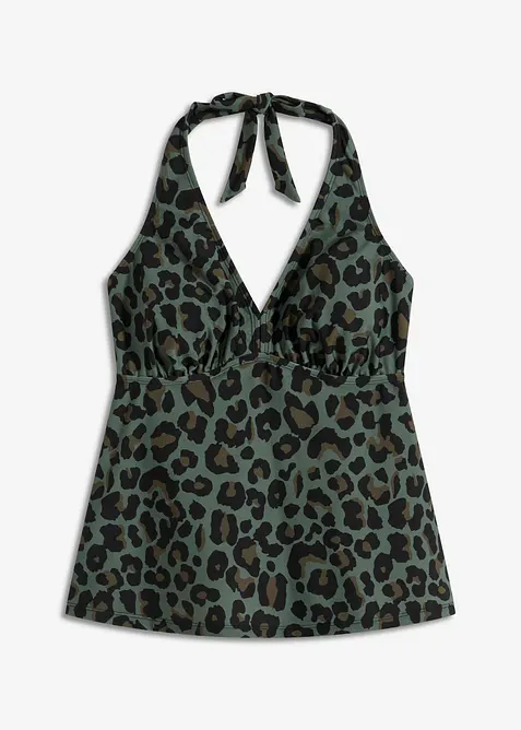 Tankiny s ramínkem za krk a výstřihem do V, horní díl, bonprix