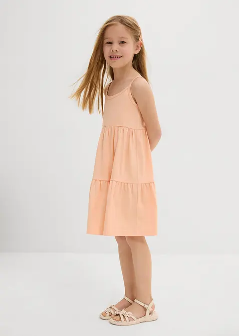 Žerzejové šaty z čisté organické bavlny (2 ks v balení), bonprix