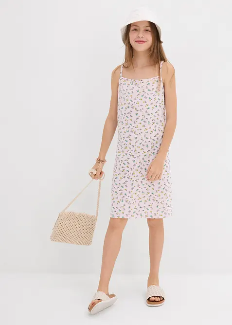 Žerzejové šaty z elastické bavlněné směsi (2 ks v balení), bonprix