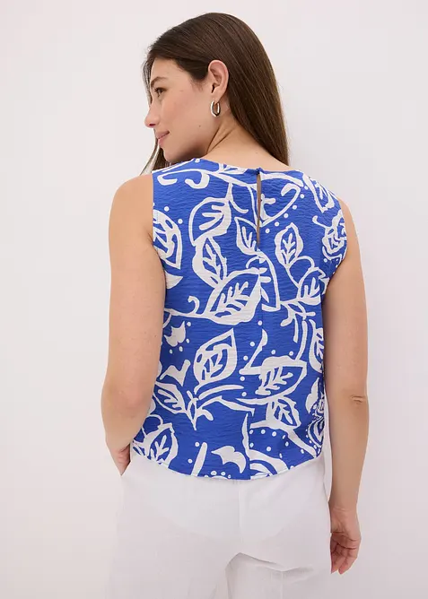 Halenkový top s potiskem, bonprix