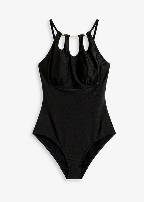 Stahovací jednodílné plavky, střední tvarující efekt, bonprix