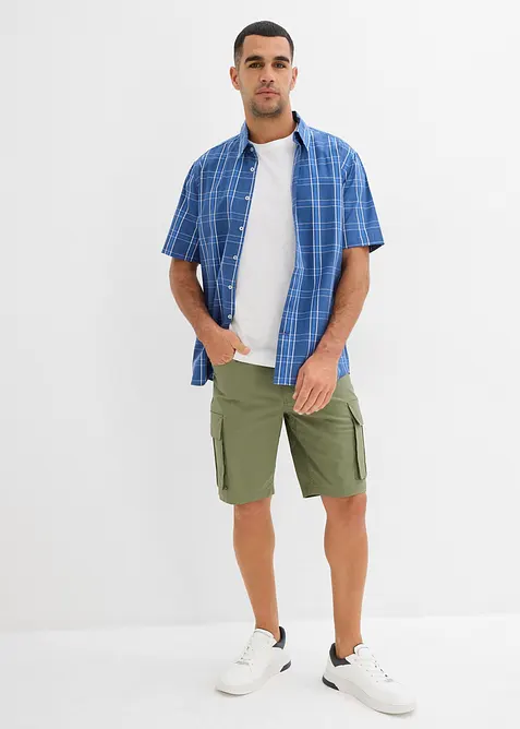 Košile s krátkým rukávem, z čisté bavlny, bonprix