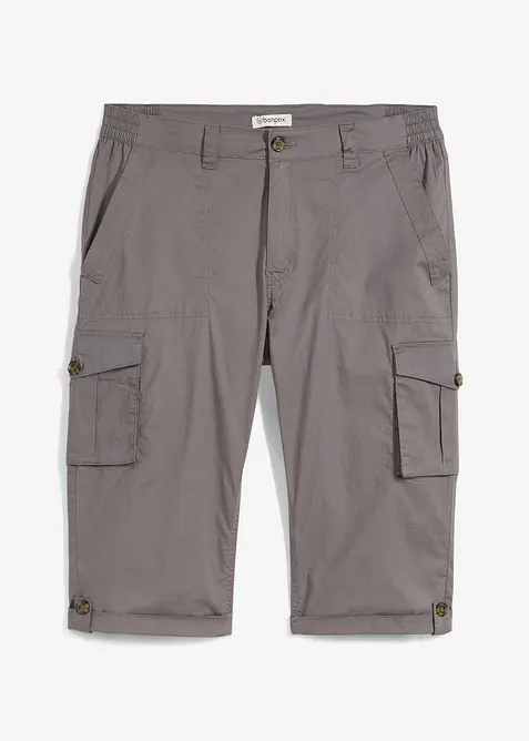 Dlouhé bermudy s pohodlným pasem, Regular Fit, bonprix