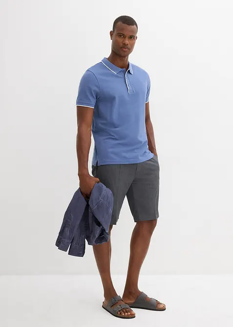 Triko polo z piké z čisté bavlny, bonprix