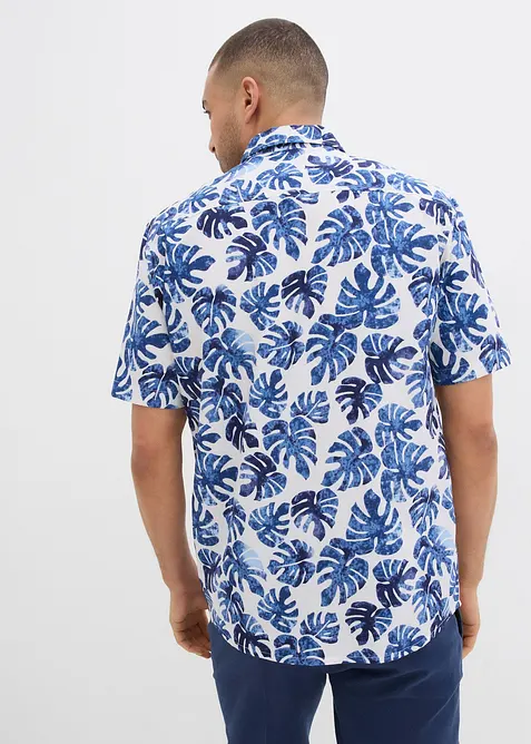 Košile z čisté bavlny, krátký rukáv, bonprix