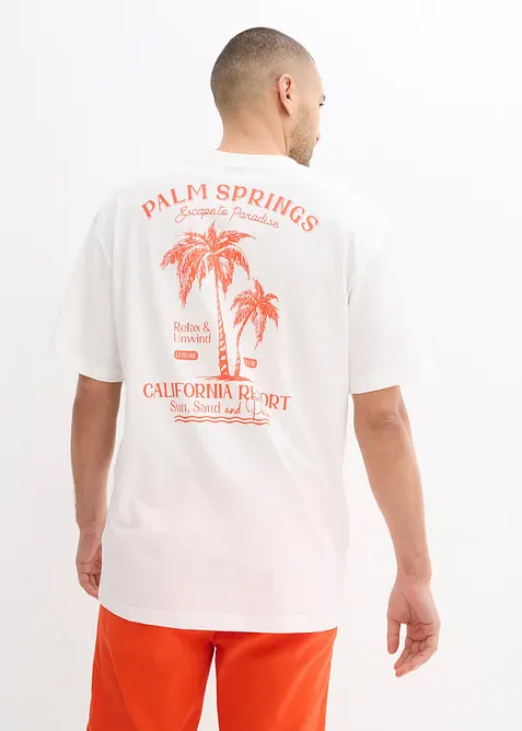 Tričko s potiskem na zádech, Loose Fit, bonprix