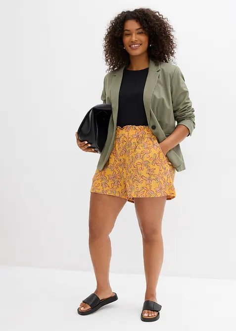 Šortky ze směsi bavlny a viskózy, bonprix