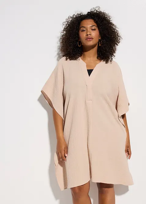 Plážová tunika ze vzdušného mušelínu, bonprix