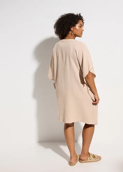 Plážová tunika ze vzdušného mušelínu, bonprix