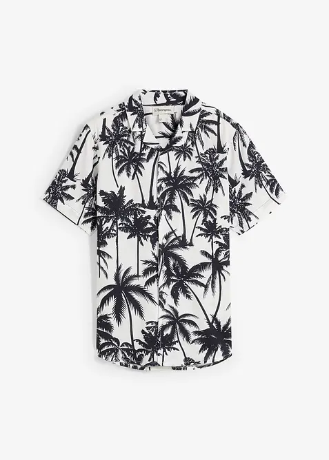 Košile s krátkým rukávem, z měkké viskózy, bonprix