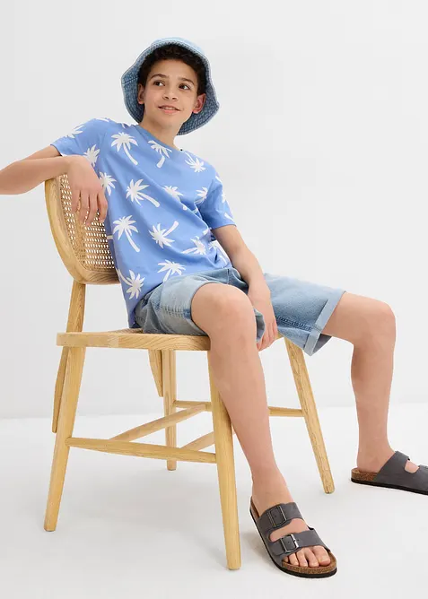 Strečové džínové šortky, Loose Fit, bonprix