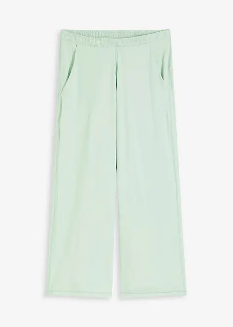 Pohodlné sportovní kalhoty se širokými nohavicemi, rychleschnoucí, bonprix