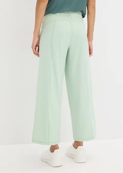 Pohodlné sportovní kalhoty se širokými nohavicemi, rychleschnoucí, bonprix