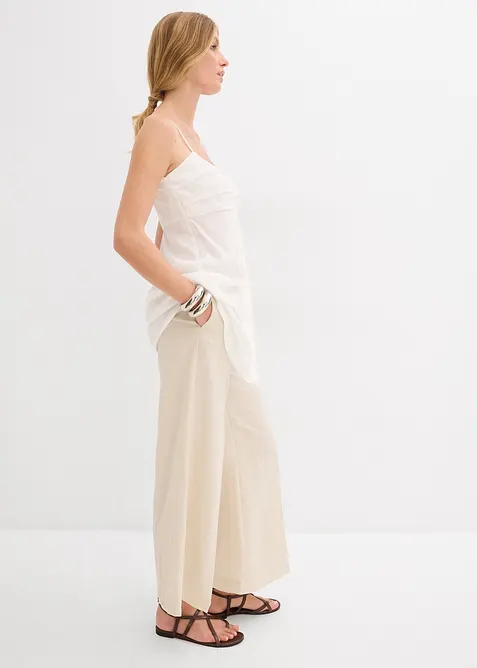 Dlouhá halenka ze splývavé viskózy, bonprix