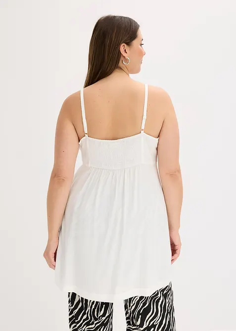 Dlouhá halenka ze splývavé viskózy, bonprix