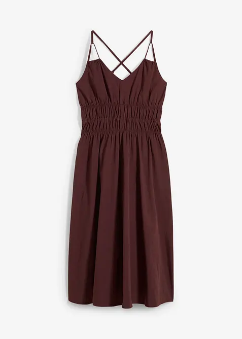 Šaty na ramínka, z čisté organické bavlny, bonprix