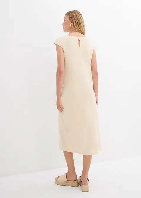 Midi šaty ze vzhledem pleteniny, bonprix