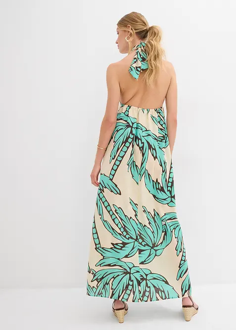 Šaty v áčkové linii, s ramínkem kolem krku, bonprix