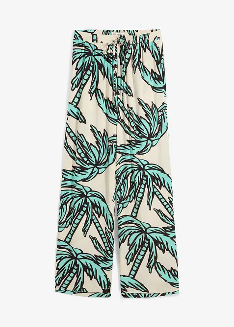 Kalhoty Marlene ze splývavé viskózy, bonprix