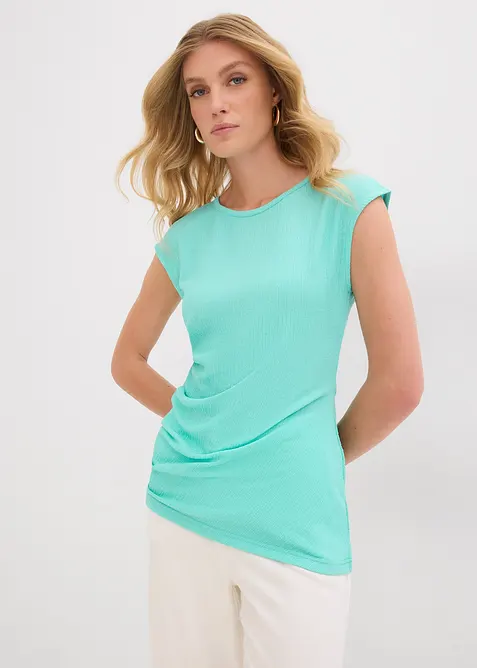 Triko ze strukturovaného krepu, bonprix