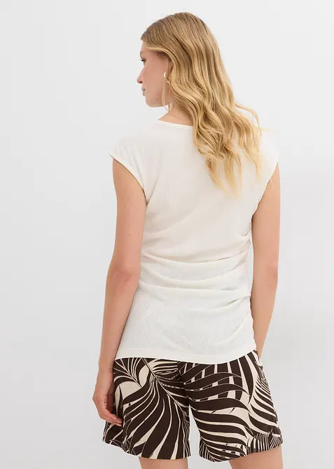 Triko ze strukturovan&eacute;ho krepu, bonprix