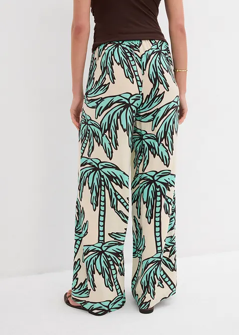 Kalhoty Marlene ze splývavé viskózy, bonprix